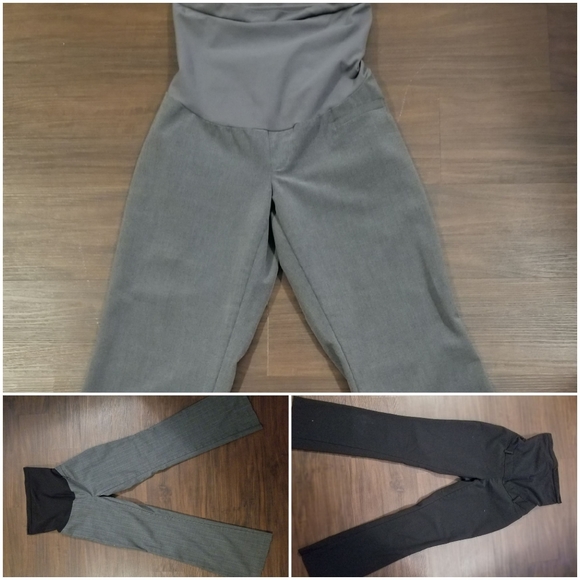 Pants - 3 Pairs Of Motherhood Maturnity Dress Pants